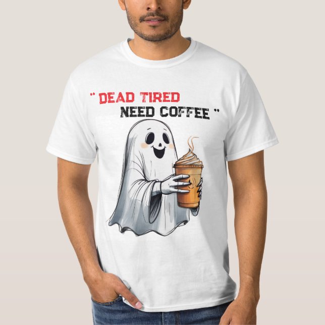 T-SHIRT HAUNÉ PAR CAFFEINE (Devant)