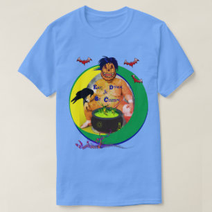 T-shirt Hauné pour toujours Halloween bleu Uni-sexe