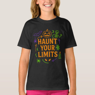 T-shirt Haunt Your Limits Neon Halloween