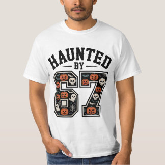 T-shirt Haunted by 67 - Halloween gothique