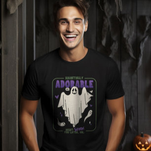 T-shirt Hauntingly adorable Funny Halloween les paroles de