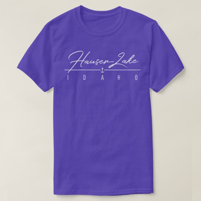 T-shirt Hauser Lake ID  (Design devant)