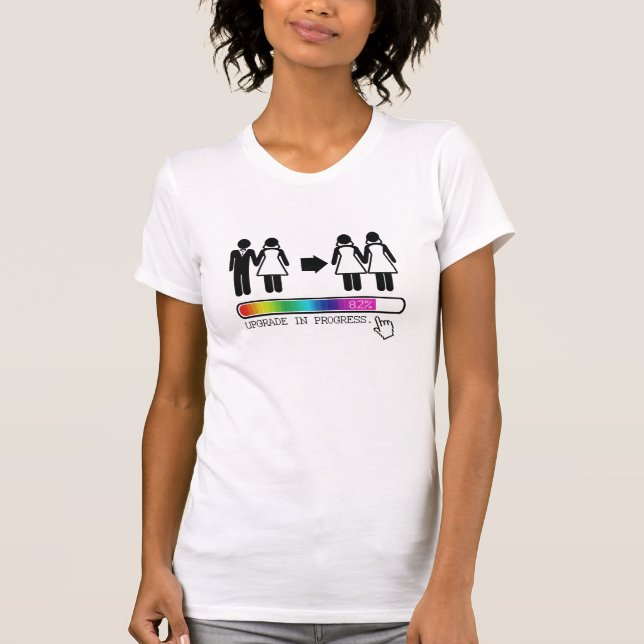 T-SHIRT HAUSSE À LA LESBIENNE (Devant)