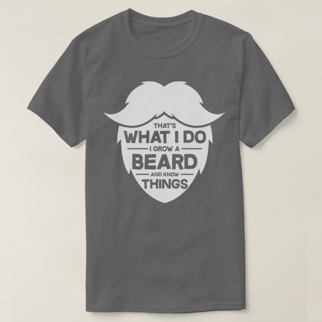 T-shirt Hausse-housse barbu à barbe 8 (Design devant)