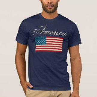 T-Shirt Haut Drapeau Américain Patriotique Cadeau