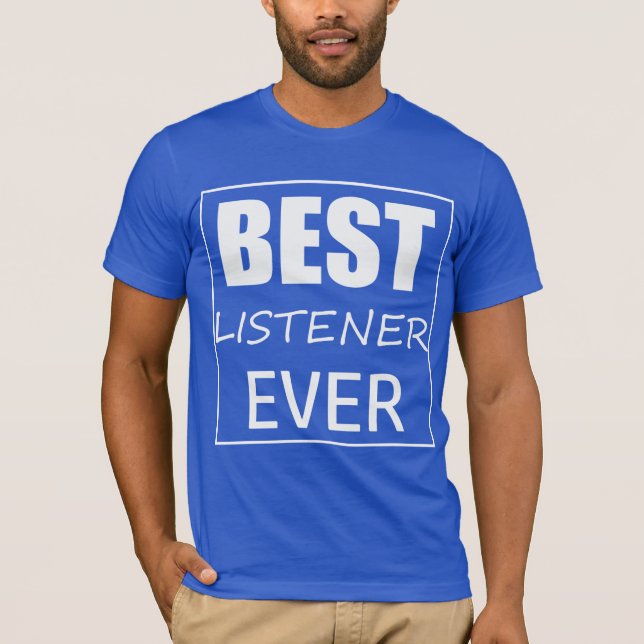 T-shirt haut Meilleur auditeur funky (Devant)