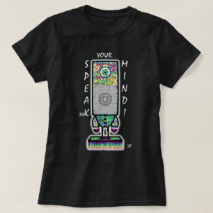 T-shirt Haut-parleur Cyclope Drôle Pun