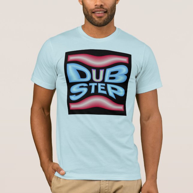 T-shirt Haut-parleur DUBSTEP Neon (Devant)