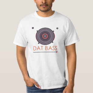T-shirt Haut-parleur plat bas de conception de Dat