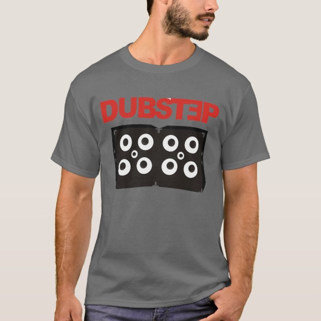 T-SHIRT HAUT-PARLEURS DE DUBSTEP (Devant)