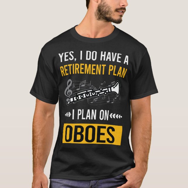 T-shirt Hautbois de retraite (Devant)