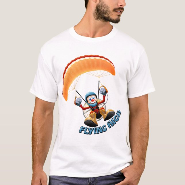 T-shirt Haute chemise volante de Paramotor (Devant)
