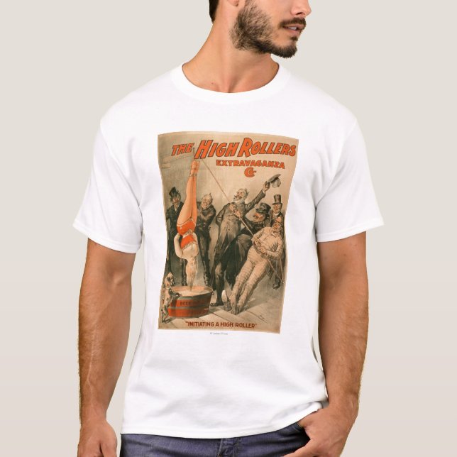 T-shirt Haute femme de RollersDunking en affiche de bière (Devant)