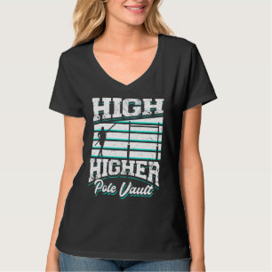 T-shirt Haute Perche Plus Haute Saut à la Perche Athlétism