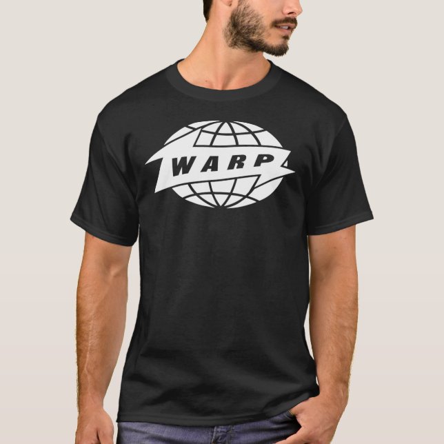 T-shirt [HAUTE QUALITÉ] Warp Records (version blanche) Cla (Devant)
