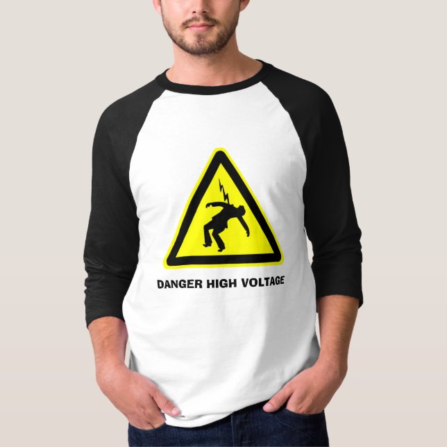 T-SHIRT HAUTE TENSION DE DANGER (Devant)