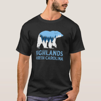 T-shirt Haute terres Caroline du Nord NC Ours Blue Ridge M