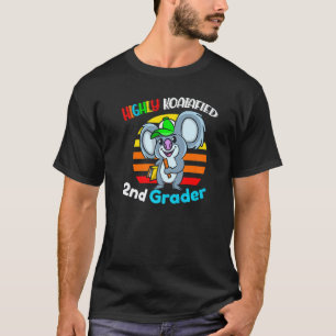 T-shirt Hautement Koalafied 2e grade Retour à l'école Koal