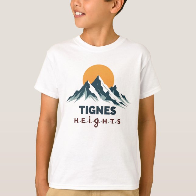T-shirt Hauteurs de Tignes Montagne (Devant)