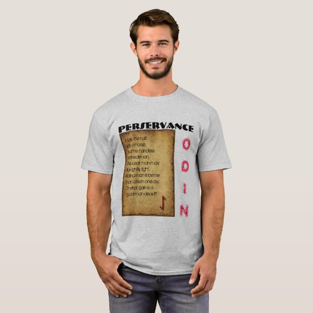 T-shirt Havamal Perserverance (Devant entier)