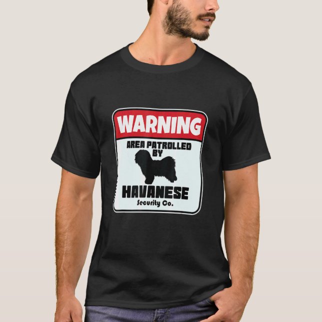 T-shirt Havanais Sécurité Havanais Propriétaire de chien C (Devant)