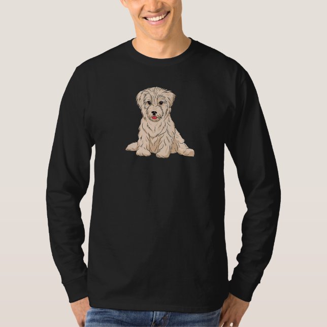 T-shirt Havanese playful and friendly dog (Devant)
