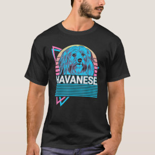 T-shirt Havanese Rétro