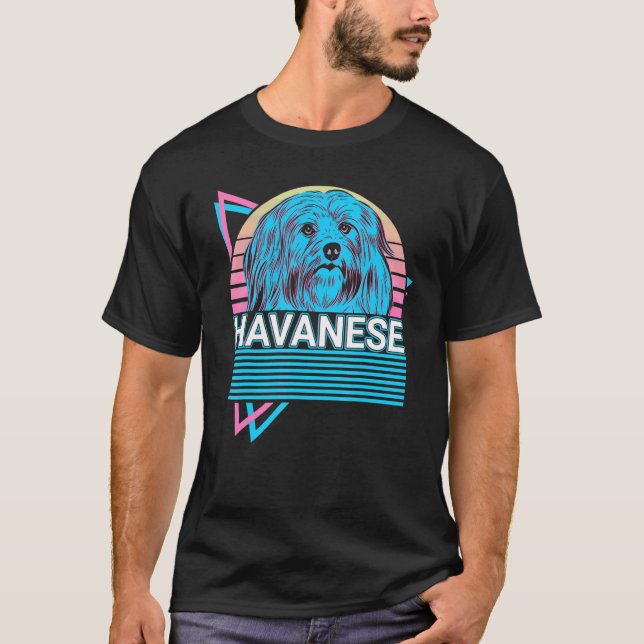 T-shirt Havanese Rétro (Devant)