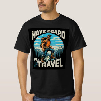 T-shirt Have Beard va Voyage design