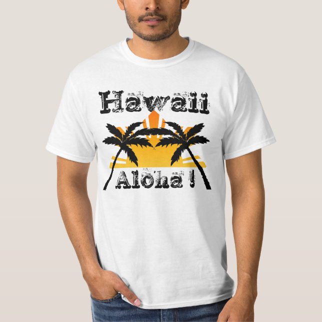 T-shirt Hawaï, Aloha ! (Devant)