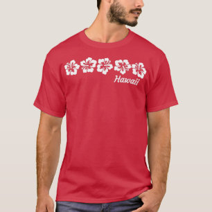 T-shirt Hawaï avec des fleurs d'hibiscus hawaïens1