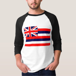 T-SHIRT HAWAÏ/DRAPEAU HAWAÏEN