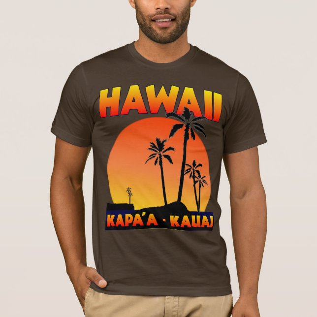 T-shirt Hawaï - Kapaa - Kauai (Devant)