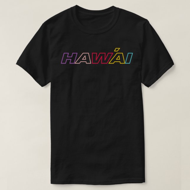 T-shirt HAWAI Maluma marchandise (Design devant)