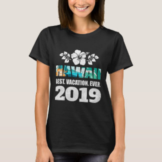 T-shirt Hawaï Meilleur voyage jamais Souvenir