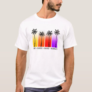 T-shirt Hawaï, Tee tropical, Îles hawaïennes