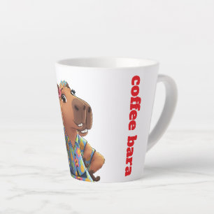 T-shirt Hawaïen Cool Capybara Café Bara Latte Mug