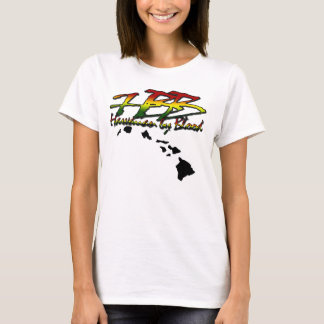 T-shirt Hawaïen de Rasta par sang