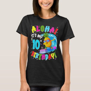 T-shirt Hawaii aloha 10e anniversaire garçon hawaiien fill