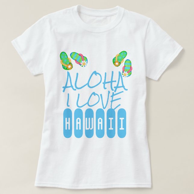 T-shirt HAWAII ALOHA COLLECTION (Design devant)
