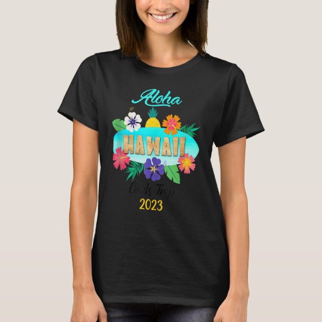 T-shirt Hawaii Aloha Hawaiian Family Trip 2023 (Devant)