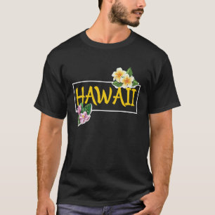 T-shirt Hawaii avec Hawaii Flowers Hawaiian