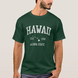 T-shirt Hawaii Design sportif Vintage Hawaii Iles Hawaii H
