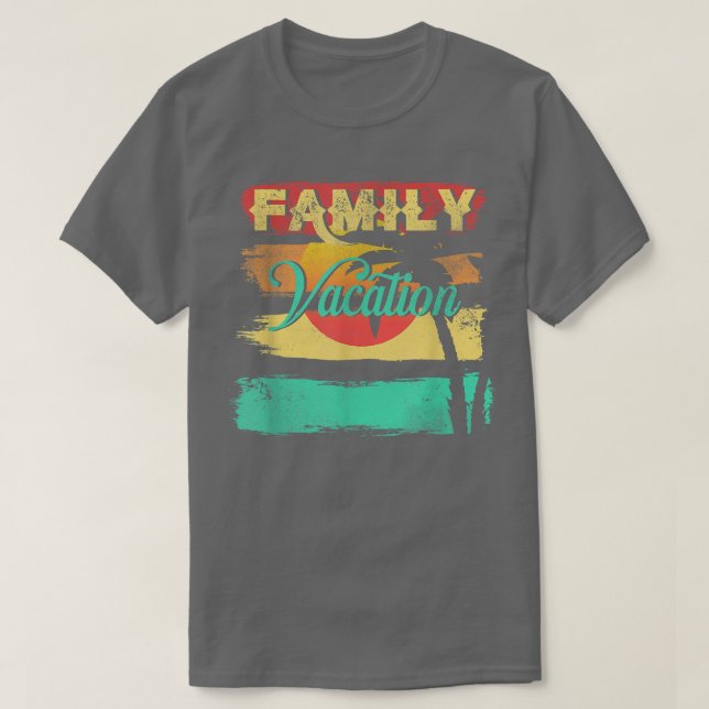 T-shirt Hawaii Famille Vacances Aloha Ocean Island Hawaiia (Design devant)