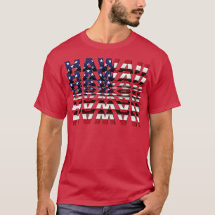 T-shirt Hawaii Flip Text, effet