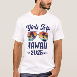 T-shirt Hawaii Girls Trip Beach Vacation 2025 Correspondan