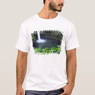 T-shirt Hawaii, Grande Île, Hilo, Chutes d'arc-en-ciel, Lu