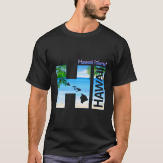 T-shirt Hawaii Island Hi Hawaii Aloha State Vacances