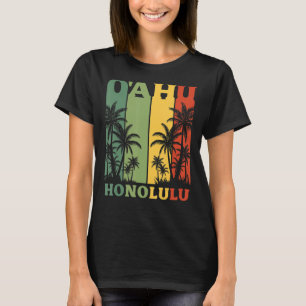 T-shirt Hawaii Island Palms Oahu Honolulu Hawaii