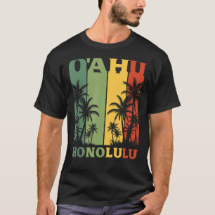 T-shirt Hawaii Island Palms Oahu Honolulu Hawaii